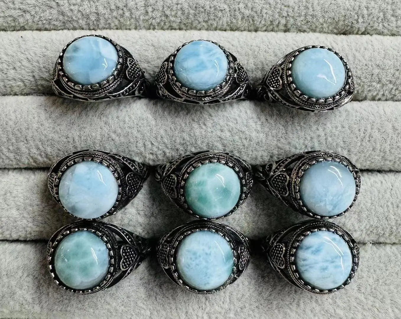 Natural Sea Stone Ring - Unique Handmade Ocean Jewelry yaqinjia Arts and Crafts