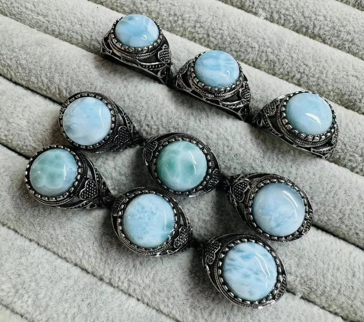 Natural Sea Stone Ring - Unique Handmade Ocean Jewelry yaqinjia Arts and Crafts