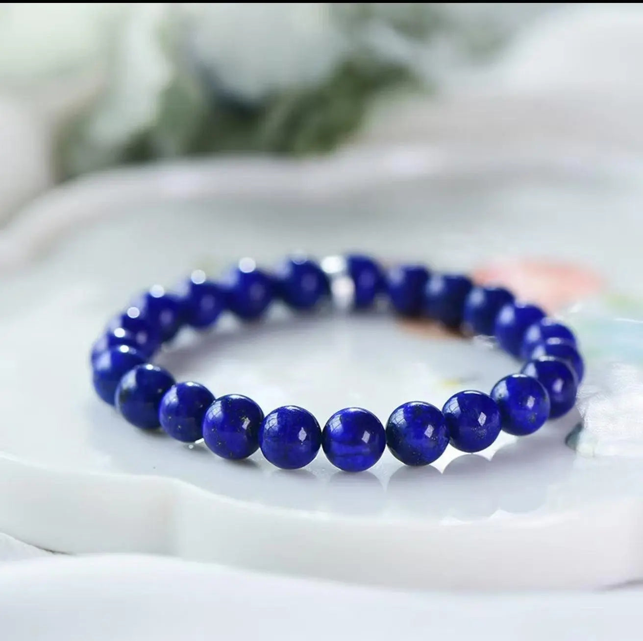 Natural Lapis Lazuli Bracelet Single Circle Design Elegant xuyuan