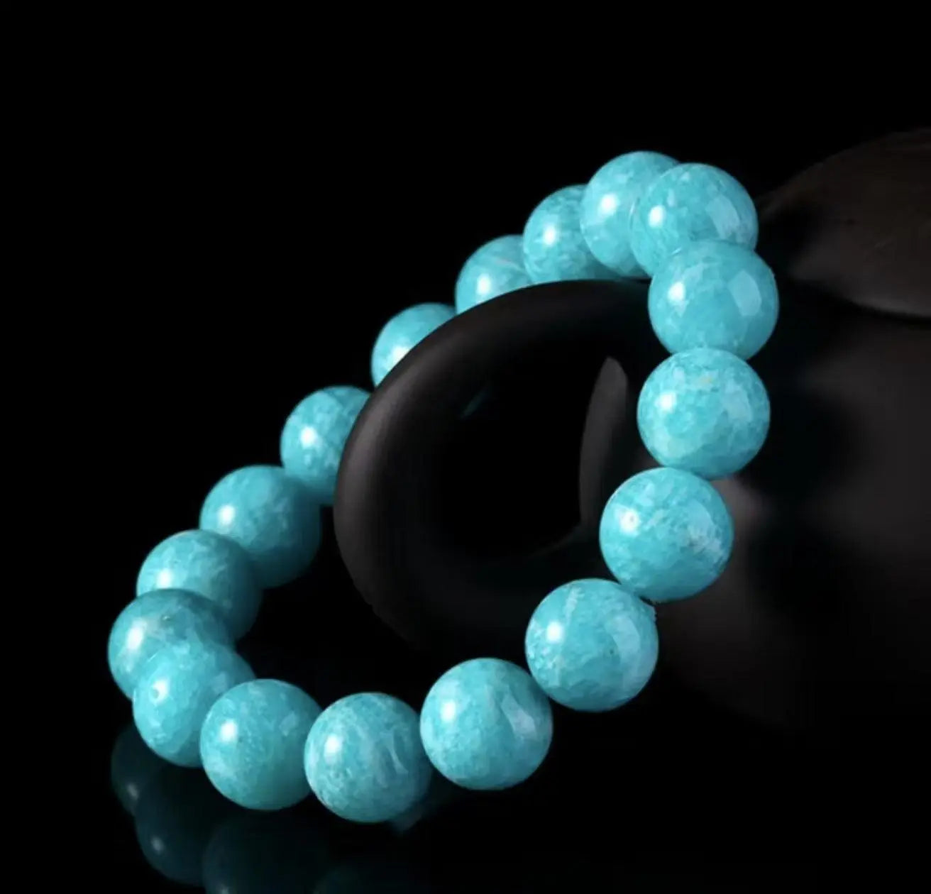 Stunning Deep Blue Ice Tianhe Stone Bracelet for Elegance xuyuan