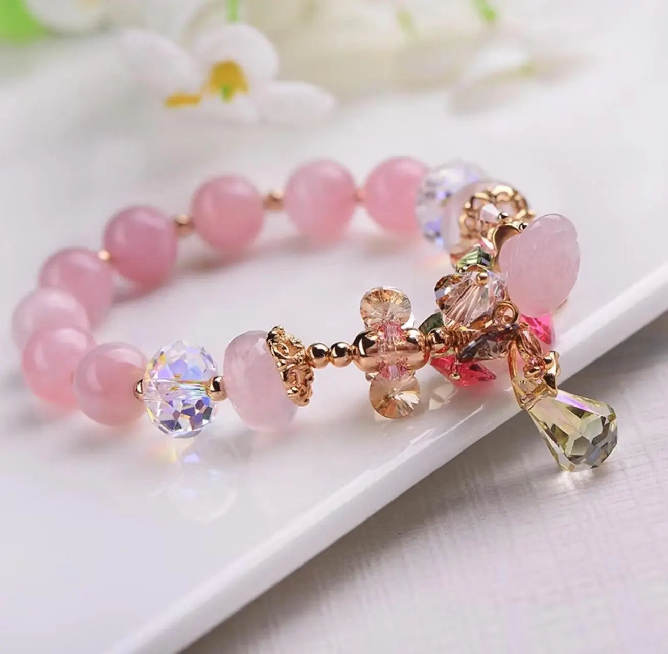 Elegant Powder Crystal Fashion Bracelet for Every Occasion xuyuan