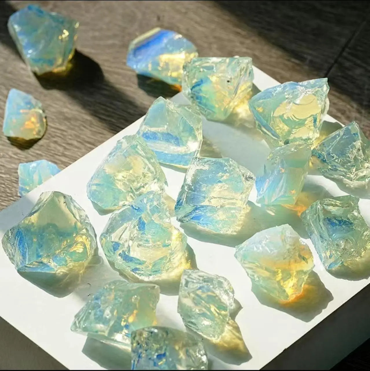 Natural Crystal Opal Raw Stone for Jewelry and Decor Shenmishuijing