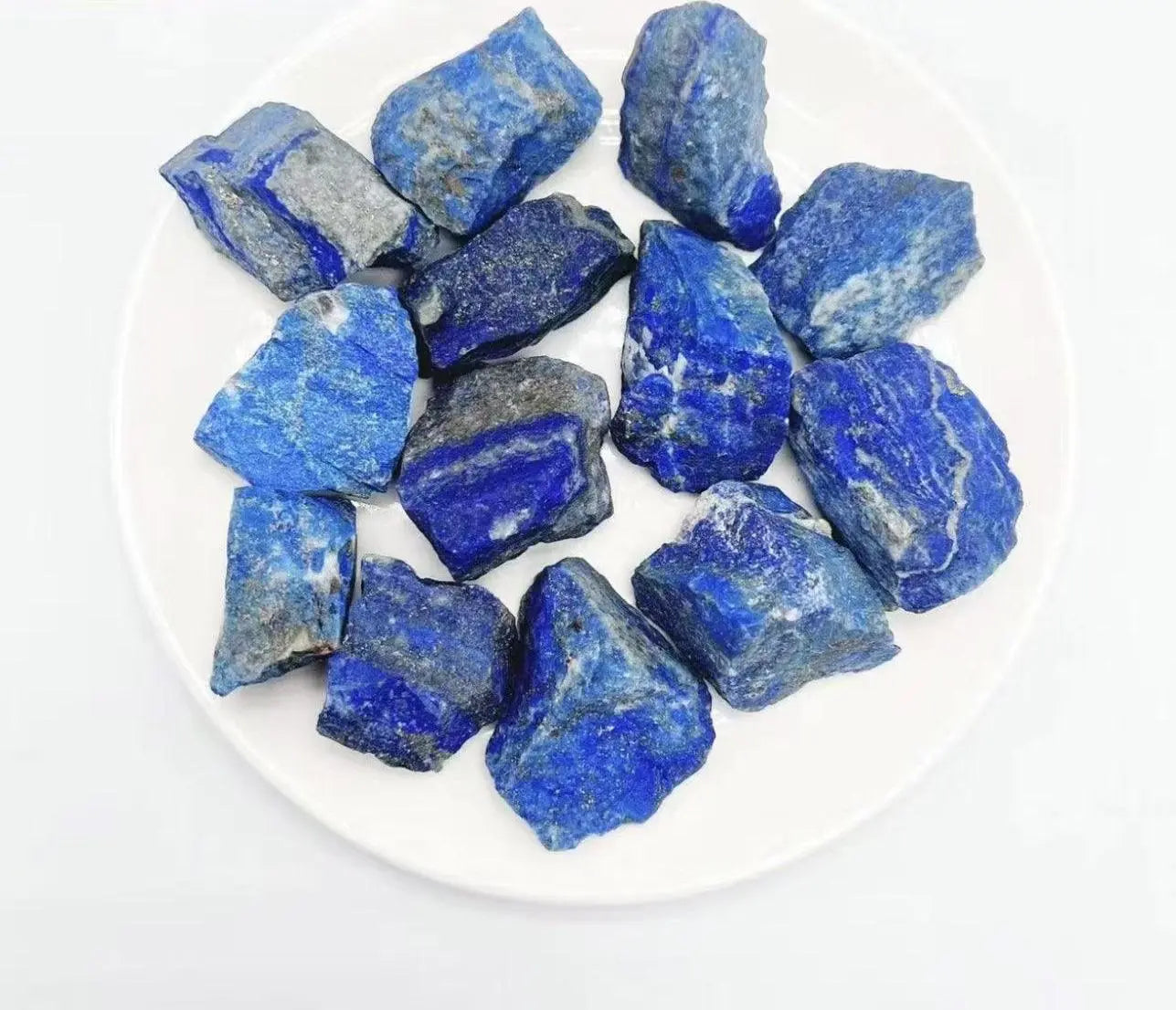 Lapis Lazuli Raw Stone Unique Deep Blue Decorative Gem Jingyiqiujing Arts and Crafts