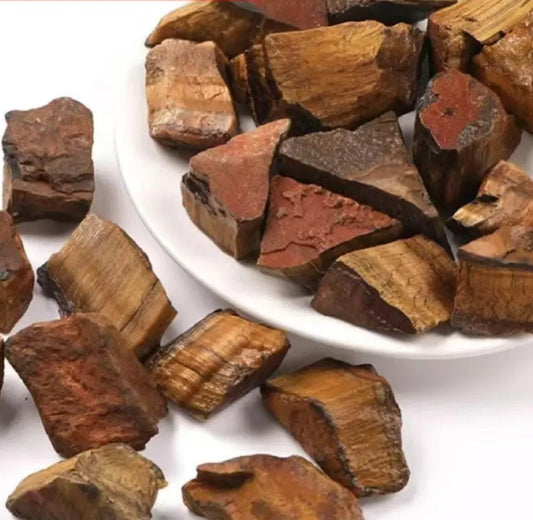 Tiger's Eye Raw Stone Unique Natural Gemstone Collector's Item Beihe Arts and Crafts