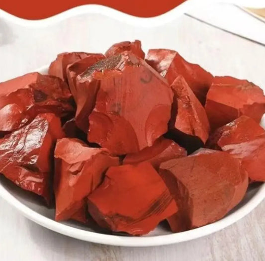 Red Jasper Raw Stone Beihe Arts and Crafts