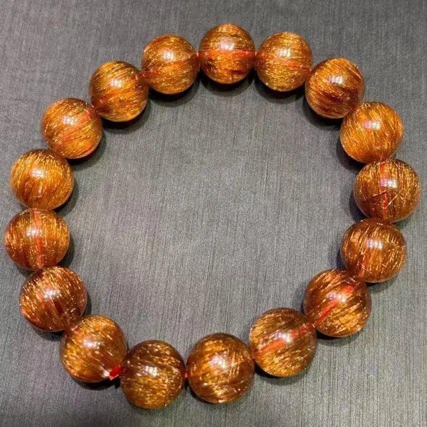 Natural Copper Hair Crystal Bracelet for Elegant Style Jingfeixibi Arts and Crafts