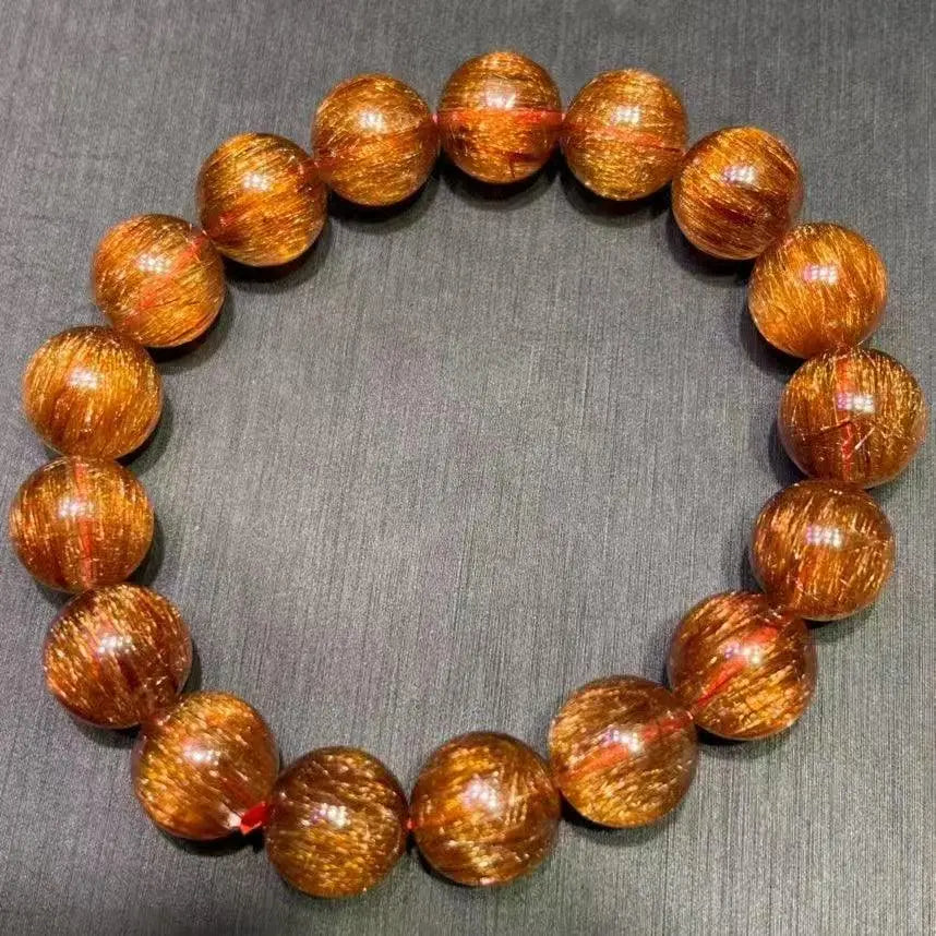 Natural Copper Hair Crystal Bracelet for Elegant Style Jingfeixibi Arts and Crafts