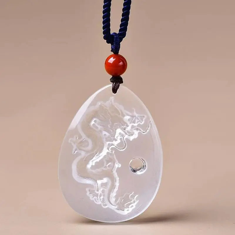 Design Natural White Crystal Zodiac Pendant Jewelry SHINECRYS Arts and Crafts