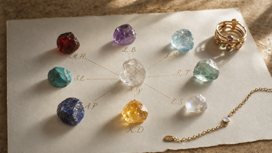 Family Birthstone Jewelry Gift Guide | Crystal Stack Ideas