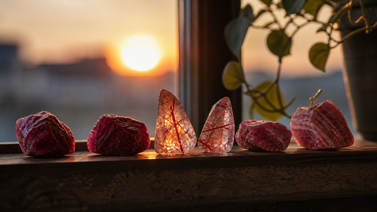 July Birthstone Jewelry Guide: Ruby, Red Rutilated Quartz, and Rhodochrosite Meaning, Gifts & Styling