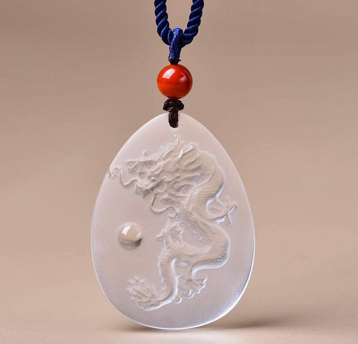 Design Natural White Crystal Zodiac Pendant Jewelry