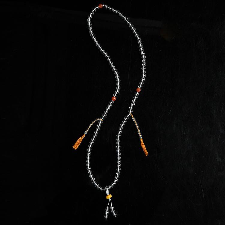 White Crystal 108 Pieces Bracelet Necklace for Elegant Style