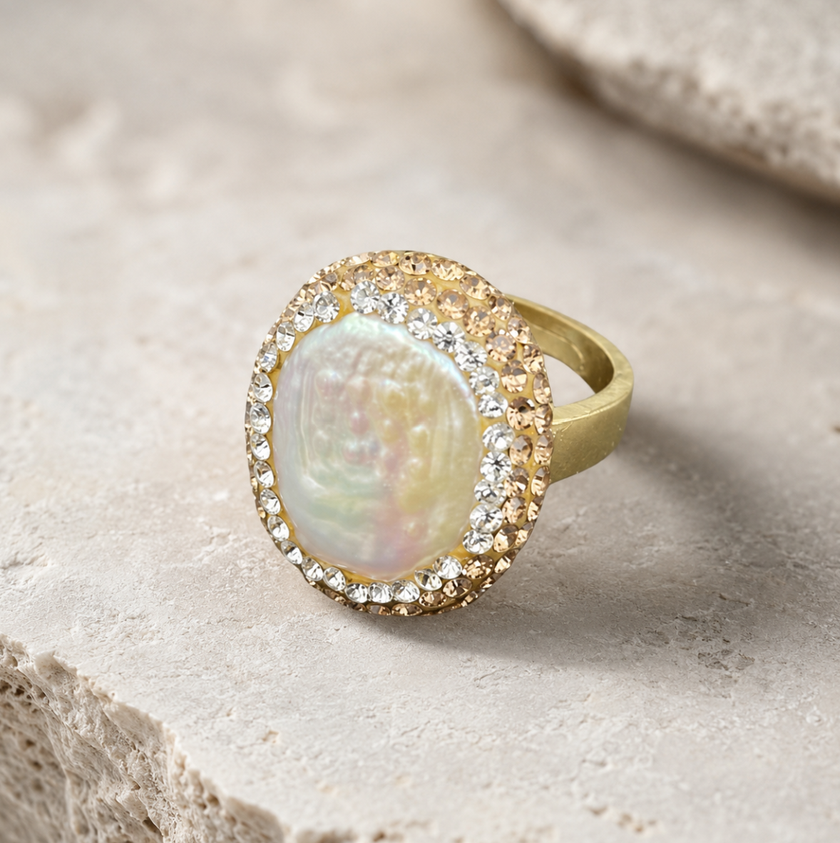 December birthstone gift with pearl turquoise combination, designed as elegant turquoise jewelry for women.