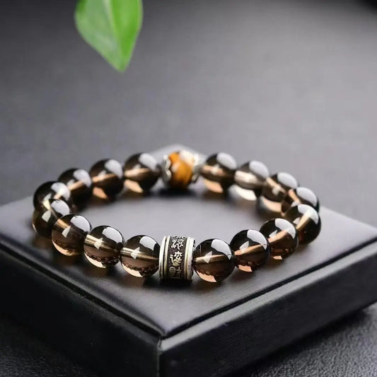 Natural tea crystal Bonanza bracelet SHENGAI