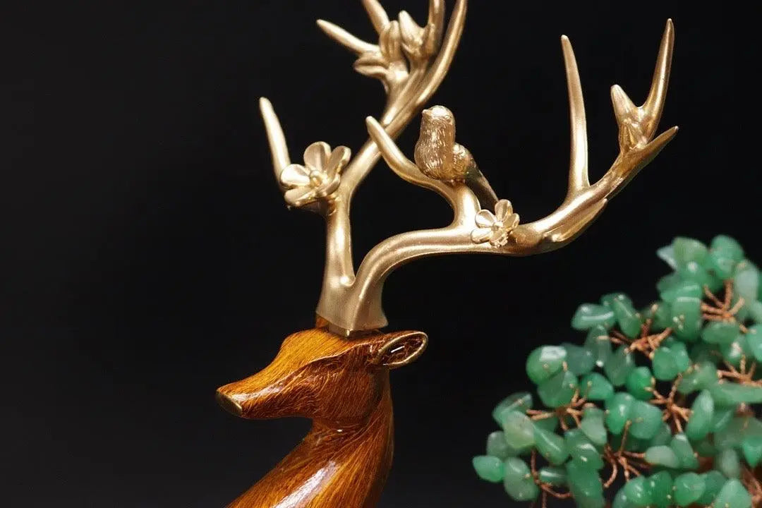 A Road Forward A Deer Has You Jade Decorative Piece shuijingchuanqi Arts and Crafts