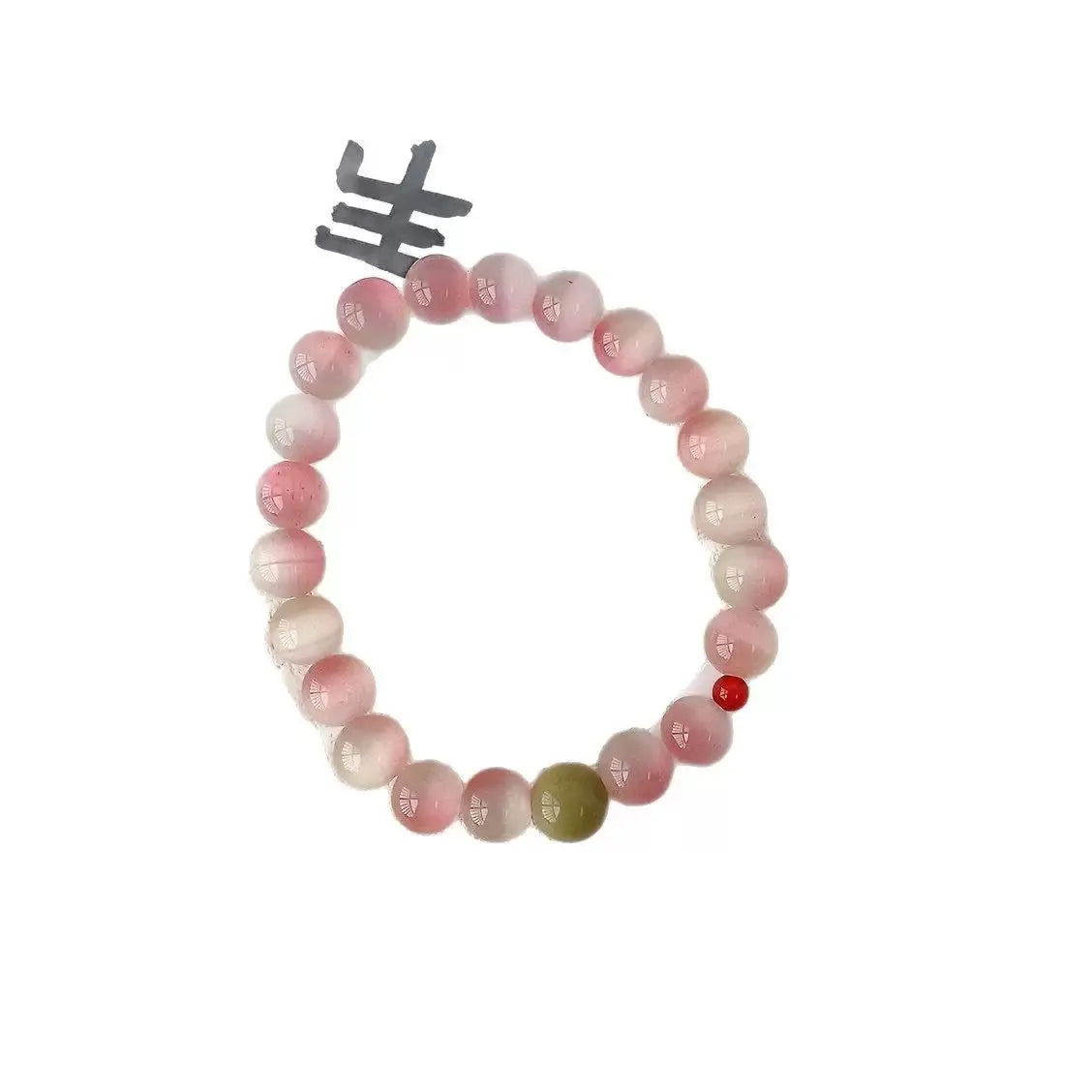 Super Fairy Pure Natural Pink Gold Elegant Crystal Bracelet for Women Aisu Arts and Crafts