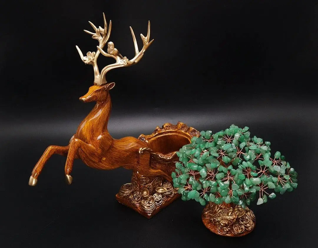 A Road Forward A Deer Has You Jade Decorative Piece shuijingchuanqi Arts and Crafts